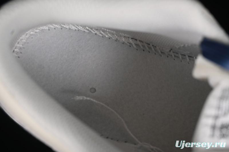 Nike Air Jordan 1 Low Supreme Collaboration - Deep Blue Two-Tone Sole Retro Basketball Shoes - SJ9950-020