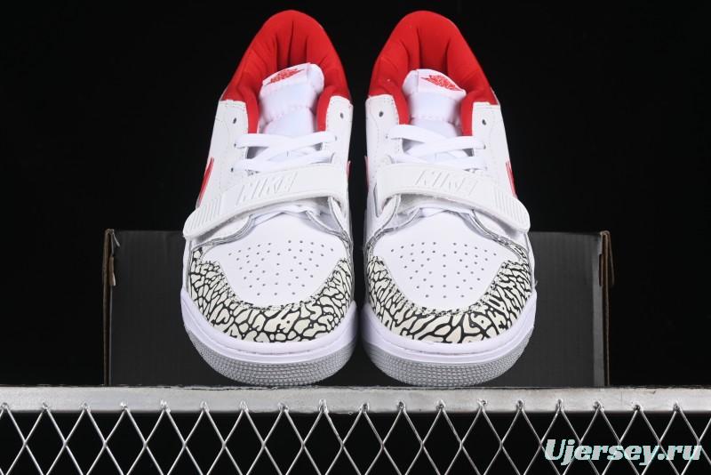 Nike Air Jordan Legacy 312 Low Sneakers with Velcro Strap and Triple Design - FQ7827-106