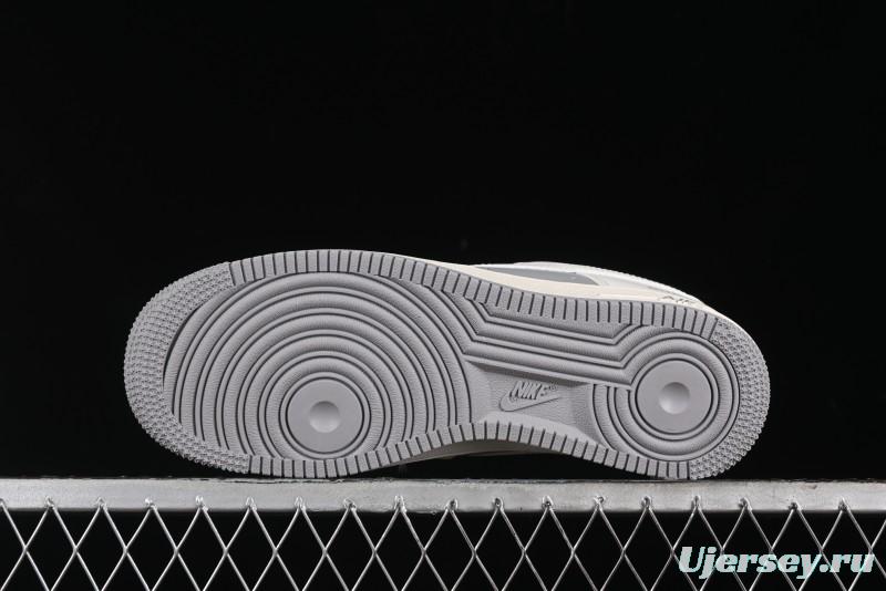 Nike Air Force 1 '07 Low Burberry Collaboration - Beige Grey Low-Top Casual Sneakers - BB8588-225