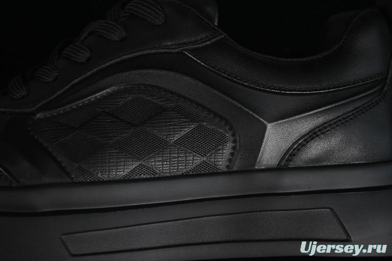 Ecco Street ACE Series Autumn New Retro Fashion Genuine Leather Platform Casual Sneakers - 63336101001