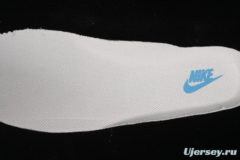 Nike Air Force 1 '07 Low Stussy Collaboration - Off White Elegant Blue Low-Top Casual Sneakers - XZ3328-002