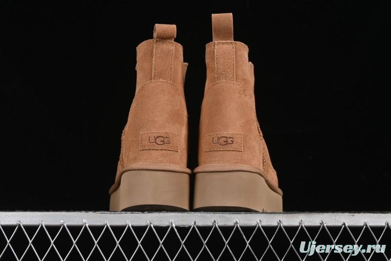 UGG Mini Bailey Button II Chelsea Boots with Chunky Platform - 1158051