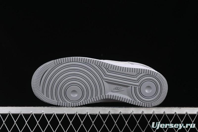 Nike Air Force 1 '07 Low The North Face Collaboration - Silver Grey Pigskin Sneakers - KK3333-004