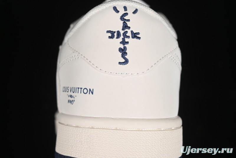 Nike Travis Scott x Fragment Design x Air Jordan 1 Low OG SP AJ1 LV Collaboration - XZ1268-003