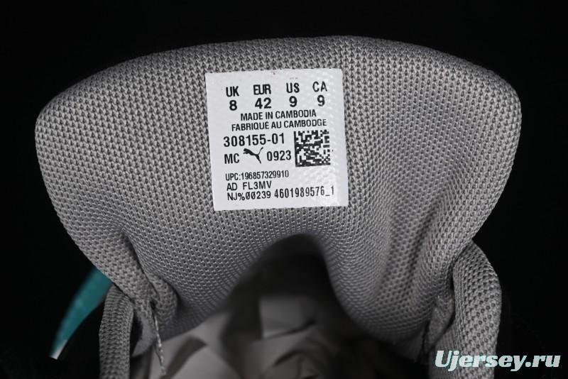 Puma Sparco Future Round Toe Lace-Up Low-Top Lifestyle Casual Shoes in Leather and Fabric - 308155-01