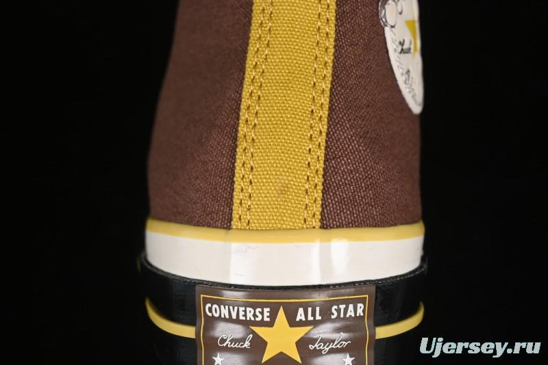 Converse Zoo Happy Pets Series High-Top Fleece-Lined Casual Sneakers with Animal-Themed Design - A12767C