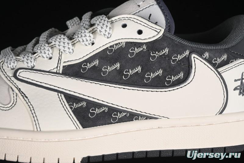 Nike Air Jordan 1 Low OG SP Travis Scott x Fragment Design Collaboration Sneakers - SJ2068-123