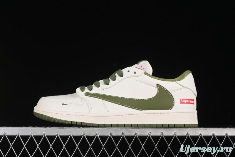 Nike Travis Scott x Fragment Design x Air Jordan 1 Low OG SP AJ1 Supreme Collaboration - XZ1168-002