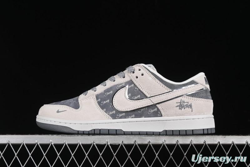 Nike SB Dunk Low Stussy Anniversary Edition Premium Custom Low-Top Casual Sneakers - XX2025-578