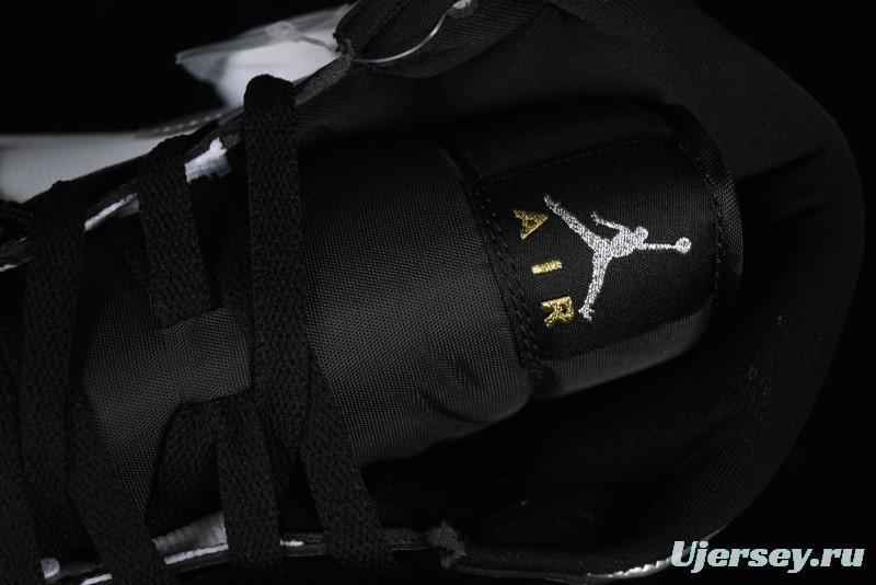 Nike Air Jordan 1 Mid Basketball Shoes White Black Silver - HV0789-010