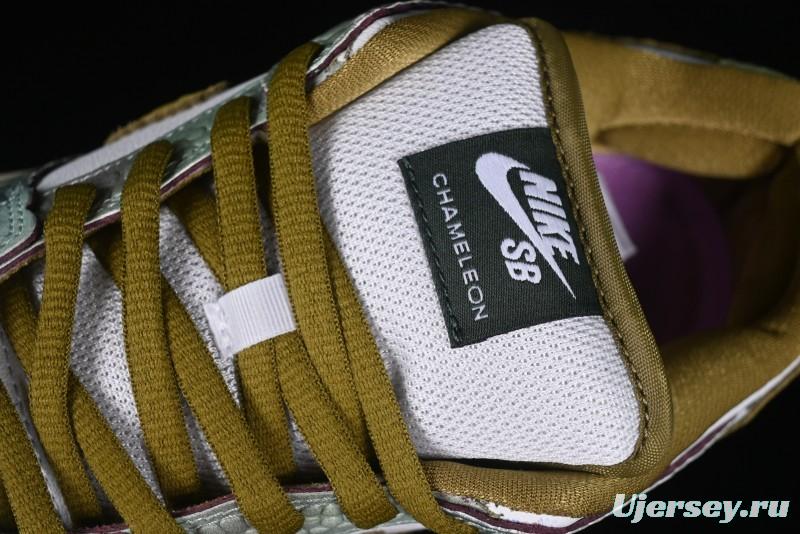 Nike Alexis Sablone x SB Dunk Low Reptile SB Low Top Casual Skate Shoes - HJ3386-300