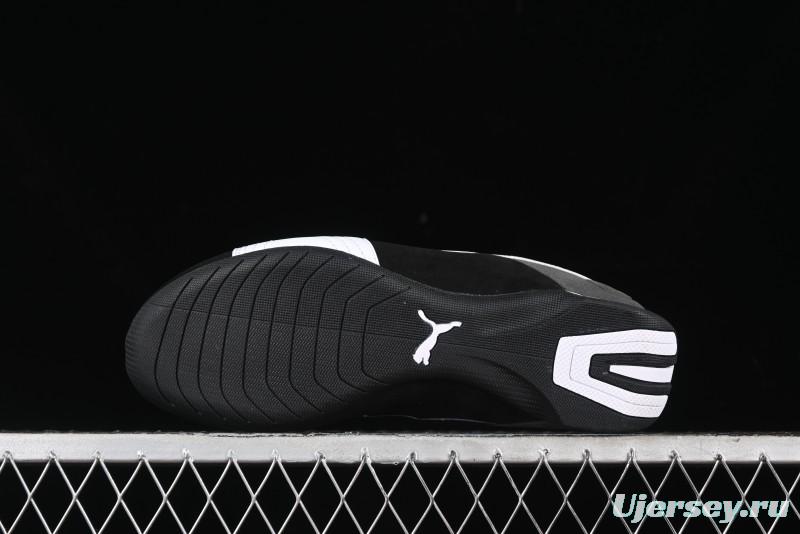 Puma Sparco Future Round Toe Lace-Up Leather Cowhide Fabric Low-Top Lifestyle Casual Shoes - 307936-01