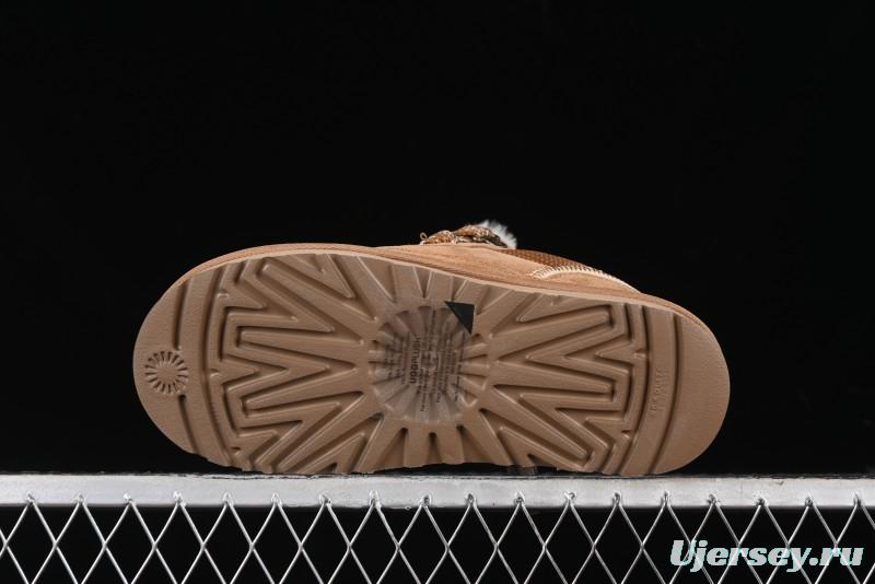 UGG Classic Ultra Mini Mel Dual-Color Lace-Up Low-Top Casual Shoes - 1144032