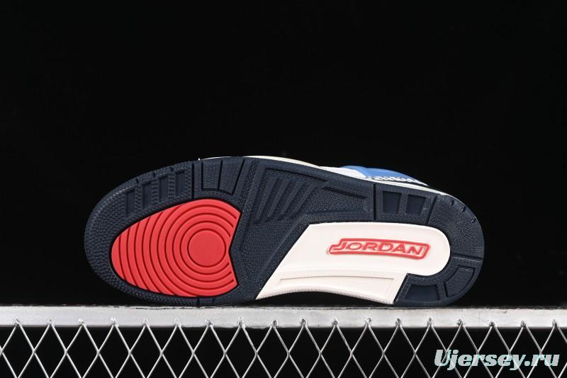 Nike Jordan Spizike Low AJ Hybrid Elements White Blue Culture Casual Sneakers - HM3712-164