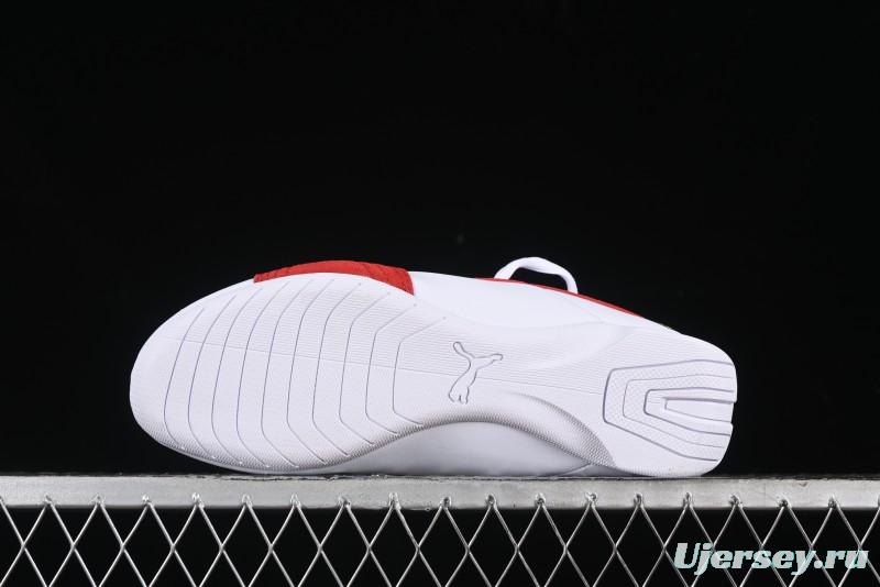 Puma Sparco Future Round Toe Lace-Up Leather Fabric Low-Top Lifestyle Casual Shoes - 308585-02