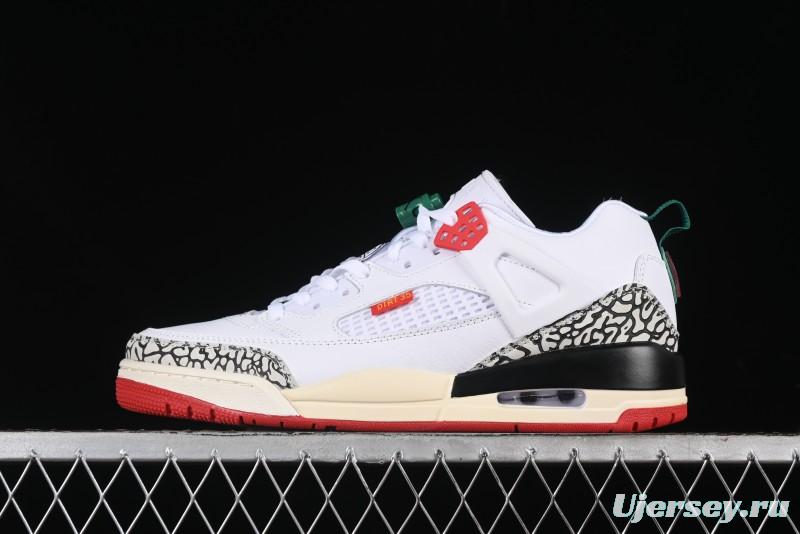 Nike Jordan Spizike Low AJ Retro Sneakers with Elephant Print and Multi-Element Design - 315371-125