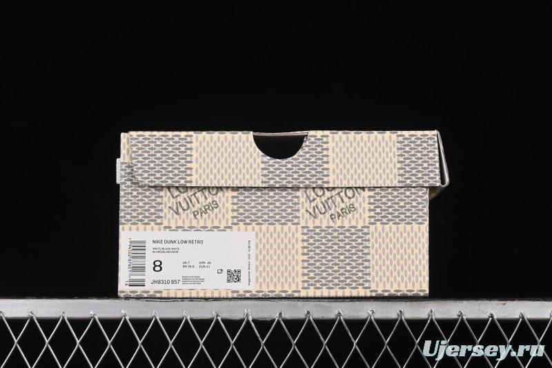 Nike SB Dunk Low LV Collaboration - Beige Denim Swoosh Anniversary High-End Custom Low-Top Casual Skate Shoes - JH8310-957