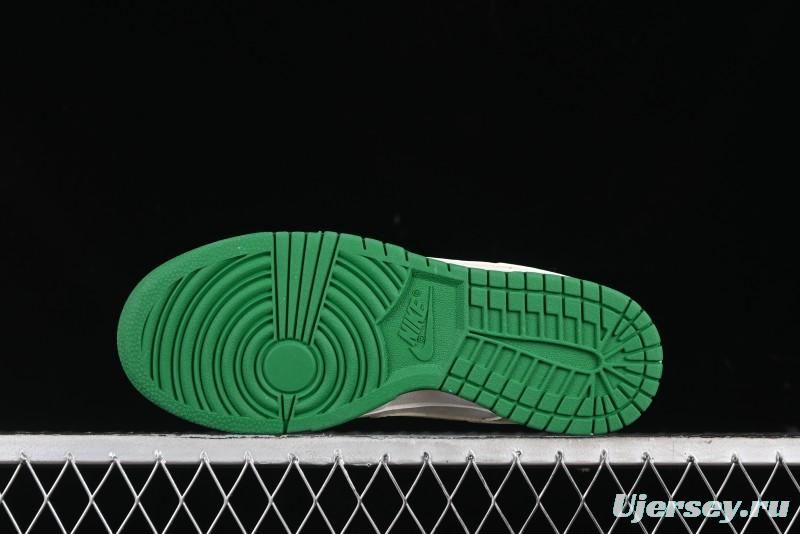 Nike SB Dunk Low Gucci Collaboration - Custom White Swoosh Leather Patch Anniversary Edition Low-Top Casual Skate Shoes - KK1688-052