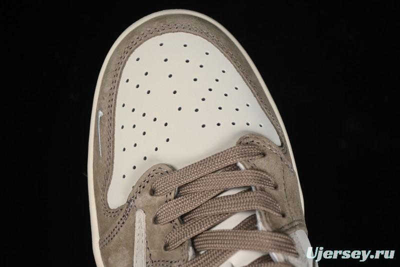 Nike Travis Scott x Fragment Design x Air Jordan 1 Low OG SP AJ1 Retro Sneakers - JH6089-001