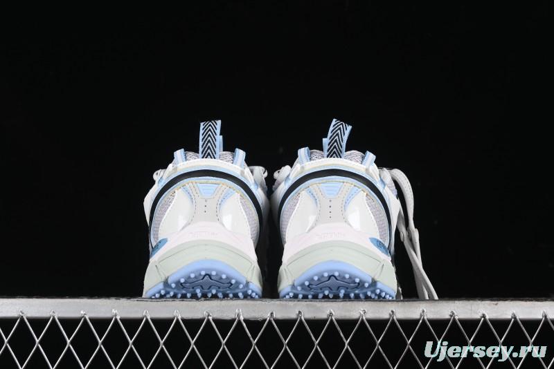 Off-White Be Right Back Low-Top Lifestyle Sneakers in White Blue - X.E5