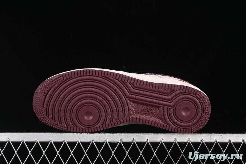 Nike Air Force 1'07 Low "Pumpkin Head" Halloween Themed Casual Sneakers - XL2321-888