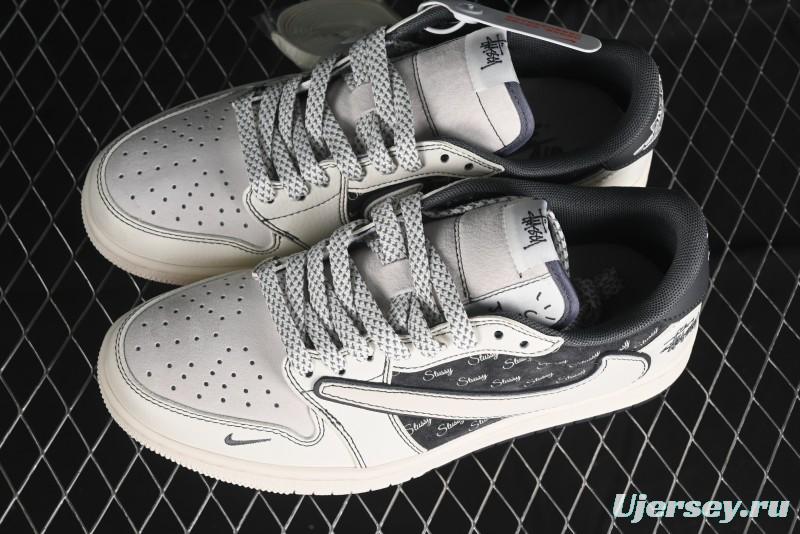 Nike Air Jordan 1 Low OG SP Travis Scott x Fragment Design Collaboration Sneakers - SJ2068-123