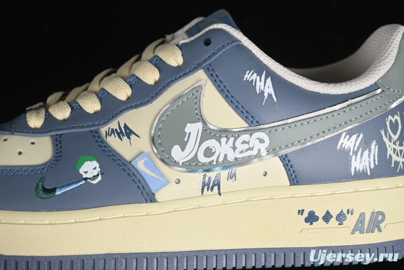 Nike Air Force 1 Low "Ghost Fire Clown" Halloween Themed Casual Sneakers - XL2321-333