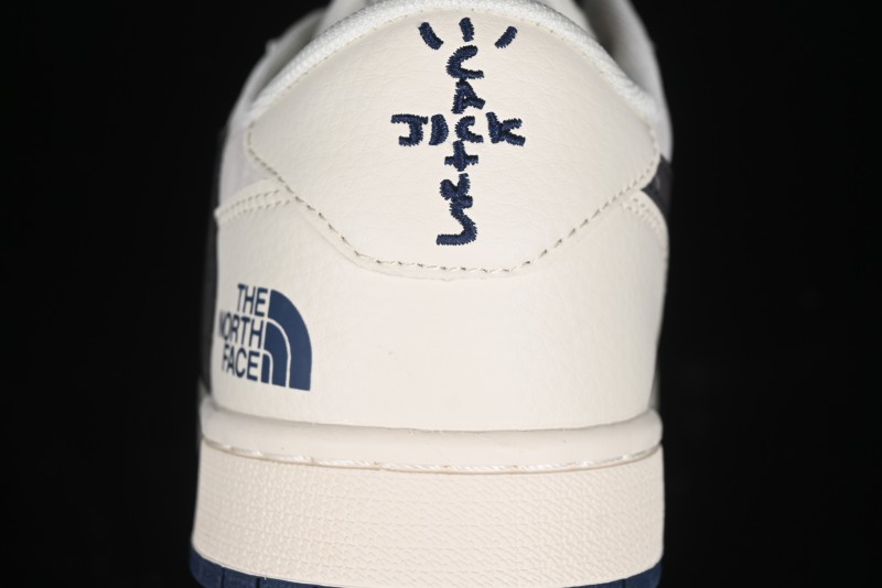 Nike Travis Scott x Fragment Design x Air Jordan 1 Low OG SP AJ1 Low Top Casual Sneakers - XY2688-110