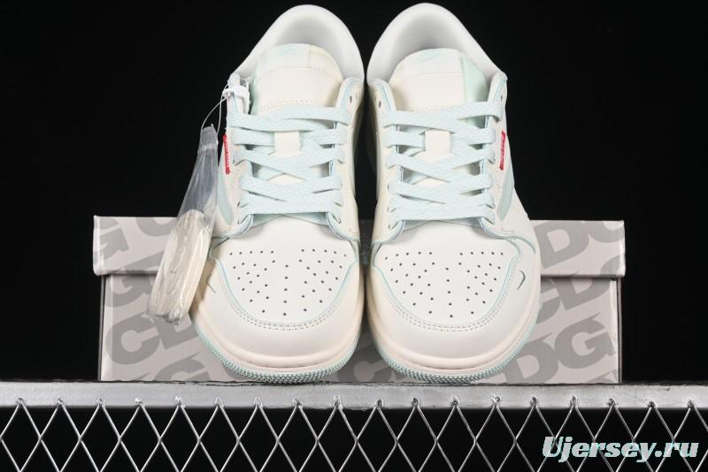 Nike Travis Scott x Fragment Design x Air Jordan 1 Low OG SP AJ1 Supreme North Face Collaboration - XZ5158-001