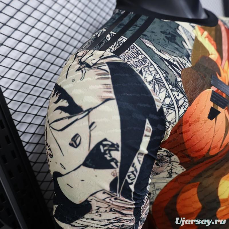 Player Version 2025 Japan Multi-Color with Naruto Anime Character Jersey