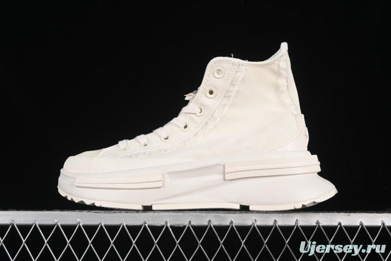 Converse Lifestyle Run Star Legacy Platform High Top Canvas Shoes with Mini Bow and Lace Trim - A10027C