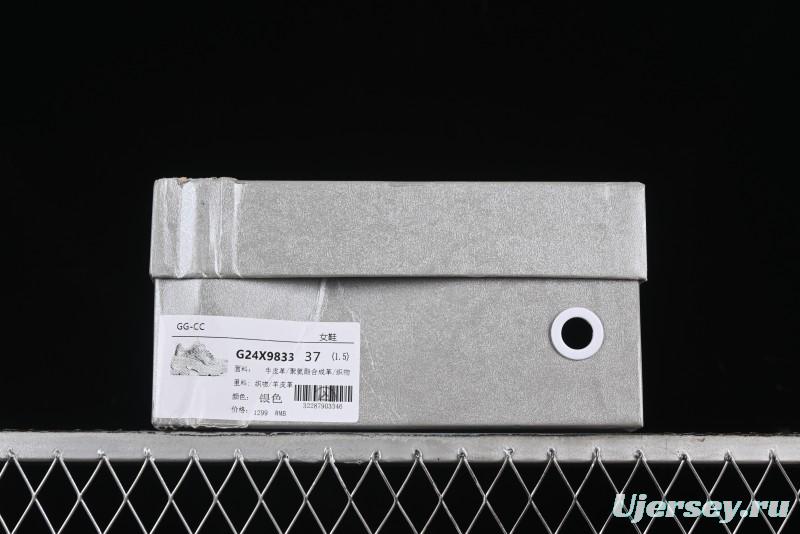 GG-CC Platform Sneakers with Chunky Sole for Casual Wear and Running - G24X9833