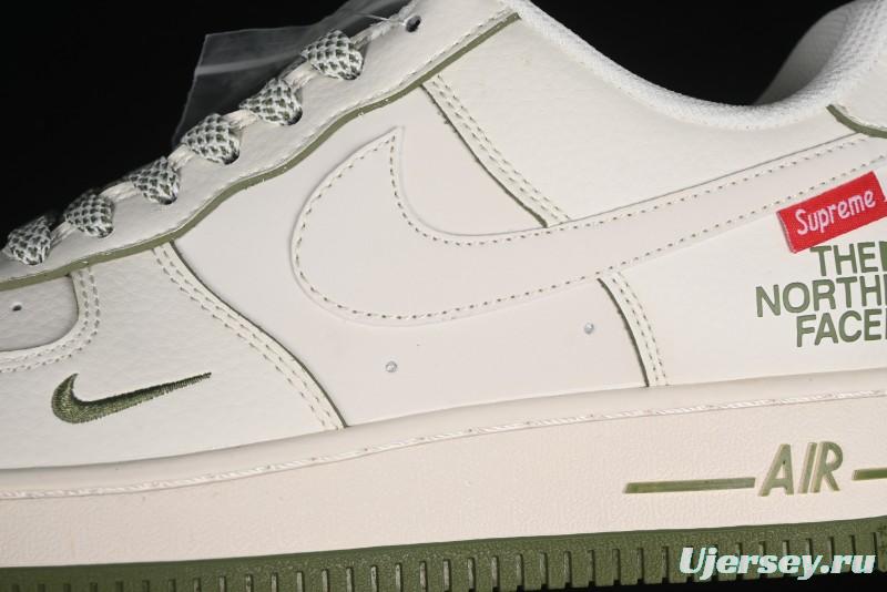 Nike Air Force 1 '07 Low Supreme The North Face Collaboration - Off White Mint Green - XZ1996-527