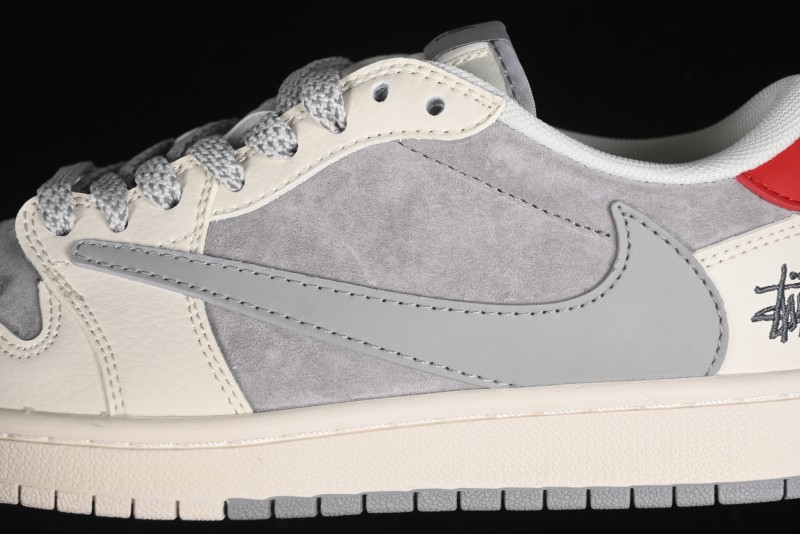 Nike Travis Scott x Fragment Design x Air Jordan 1 Low OG SP AJ1 Retro Sneakers - SJ2068-130