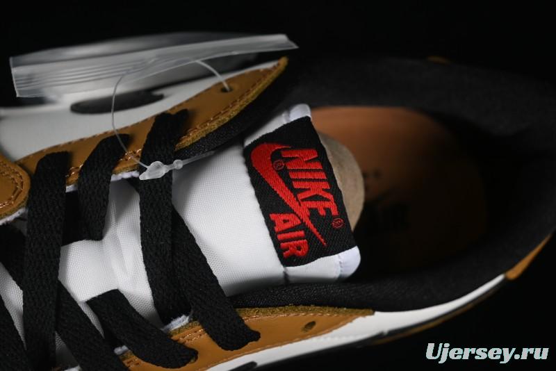 Nike Air Jordan 1 Low OG AJ1 Black Brown Low-Top Lifestyle Basketball Shoes - CZ0790-107