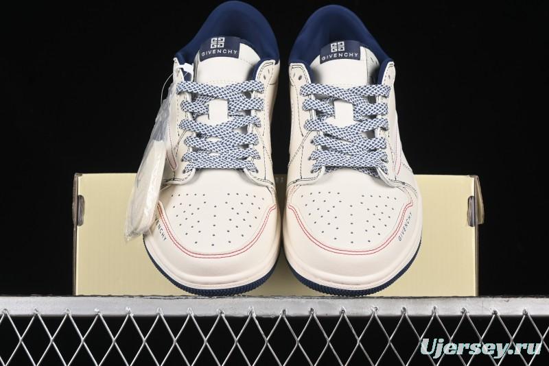 Nike Travis Scott x Fragment Design x Air Jordan 1 Low OG SP AJ1 Low-top Casual Sneakers - XY2688-115