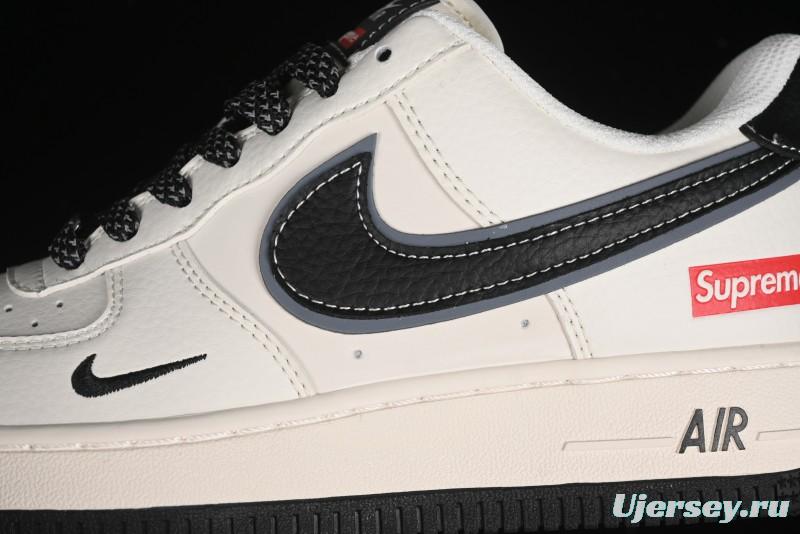 Nike Air Force 1 '07 Low Supreme Collaboration - White Black - XZ3368-001
