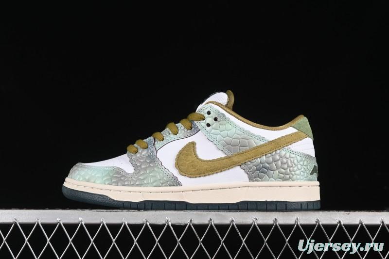 Nike Alexis Sablone x SB Dunk Low Reptile SB Low Top Casual Skate Shoes - HJ3386-300