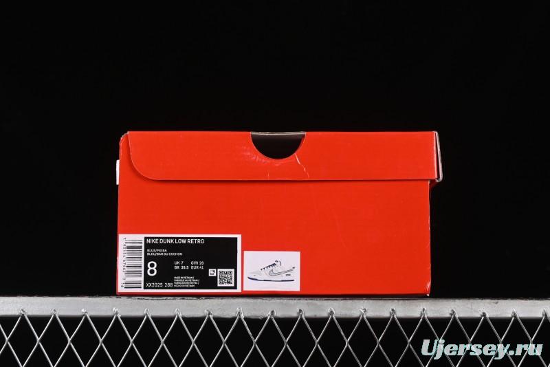 Nike SB Dunk Low Supreme Collaboration - Off-White Double Swoosh Anniversary Custom Low-Top Casual Sneakers - XX2025-288