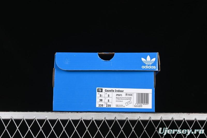 Adidas Originals Gazelle Indoor Retro Casual Slip-Resistant Wear-Resistant Low-Top Sneakers - JP5671