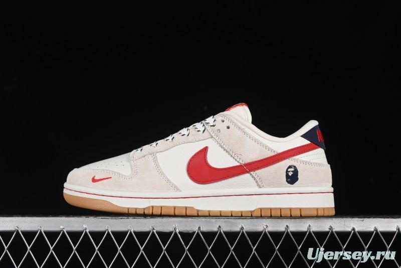 Nike SB Dunk Low BAPE Collaboration Anniversary Edition Custom Low-Top Casual Sneakers - CH6336-228