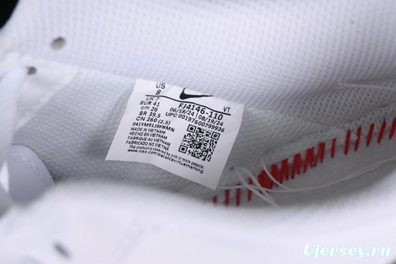 Nike Air Force 1'07 Low Casual Sneakers with Full-Length Air Cushion - FJ4146-110