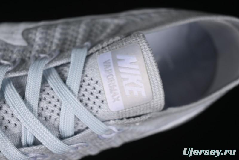 Nike Vapormax Flyknit Breathable Casual Running Shoes with Full-Length Air Cushion - 849558-100