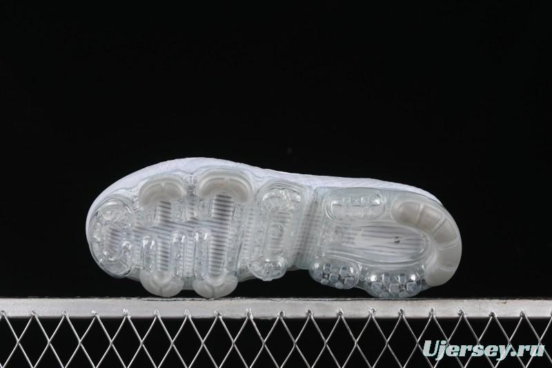 Nike Vapormax Flyknit Breathable Casual Running Shoes with Full-Length Air Cushion - 849558-100