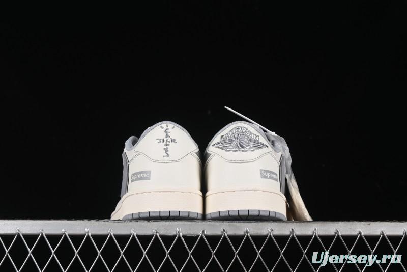 Nike Travis Scott x Fragment Design x Air Jordan 1 Low OG SP AJ1 Supreme Collaboration - XZ2268-003