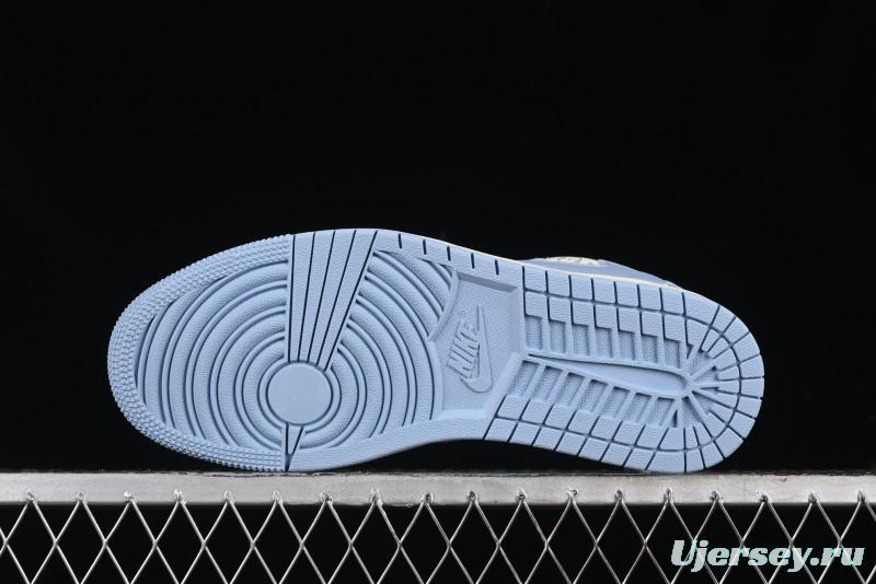 Nike Travis Scott x Fragment Design x Air Jordan 1 Low OG SP AJ1 University Blue - LX1988-104