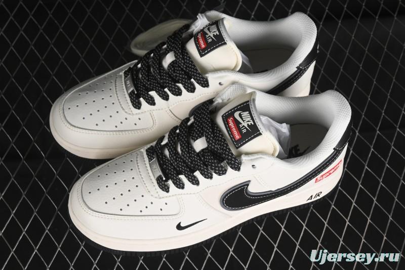 Nike Air Force 1 '07 Low Supreme Collaboration - White Black - XZ3368-001