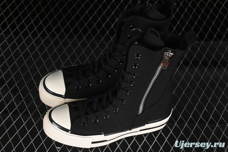 Converse Chuck 70 Plus X-High Deconstructed Platform Sneakers - A10361C