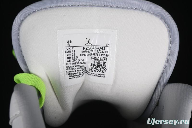 Nike Air Jordan 1 Low AJ1 White Green Double Hook Low-Top Retro Basketball Shoes - FZ5046-041