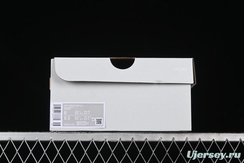 Nike Air Force 1 '07 Low LV Custom All Black Casual Sneakers - 315122-101